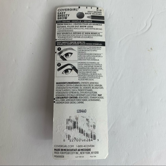 COVERGIRL Brow Fill + Define Pencils, 2-counT. Shade-Soft Brown #510 - Picture 6 of 6